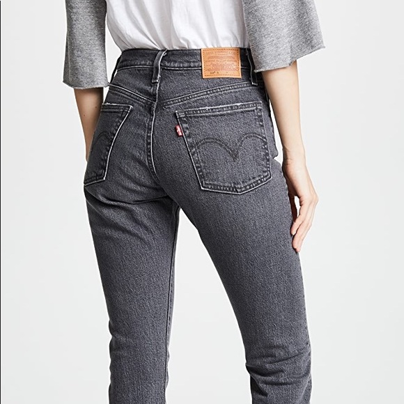 Levi's 501’s Skinny Jeans Coal Black Grey - Picture 7 of 10